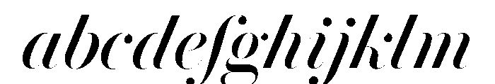 Brunel Hairline Italic No 2 FONT