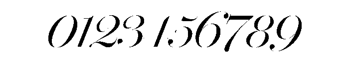 Brunel Hairline Light Italic Font OTHER CHARS