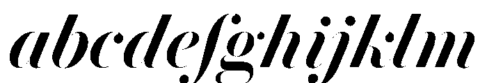 Brunel Hairline Medium Italic FONT