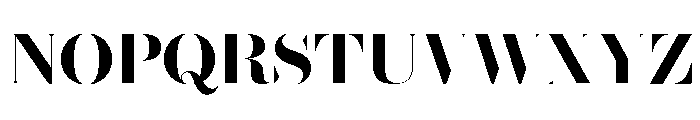 Brunel Hairline Medium Font UPPERCASE