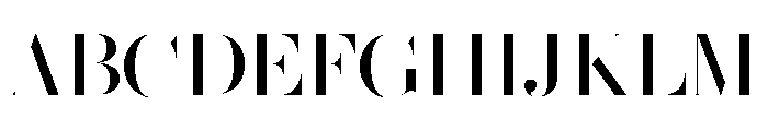 Brunel Hairline Roman Font UPPERCASE