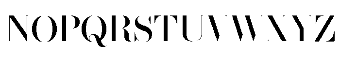 Brunel Hairline Roman Font UPPERCASE