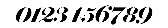Brunel Hairline Semibold Italic Font OTHER CHARS