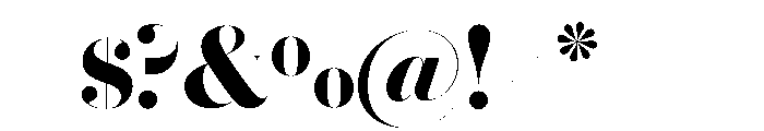 Brunel Hairline Semibold Font OTHER CHARS