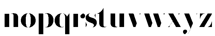 Brunel Hairline Semibold Font LOWERCASE