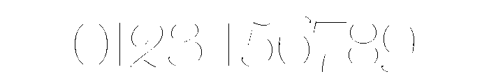 Brunel Hairline Thin Font OTHER CHARS