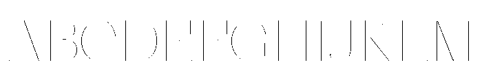 Brunel Hairline Thin Font UPPERCASE