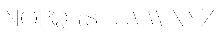 Brunel Hairline Thin Font UPPERCASE