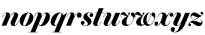 Brunel Poster Bold Italic Font LOWERCASE