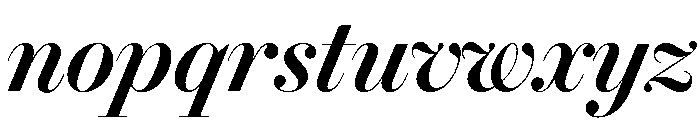 Brunel Poster Medium Italic Font LOWERCASE