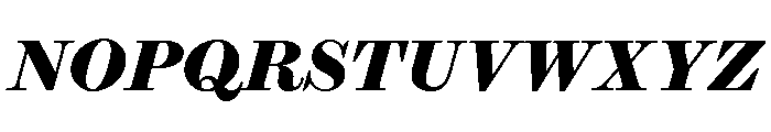 Brunel Text Bold Italic Font UPPERCASE