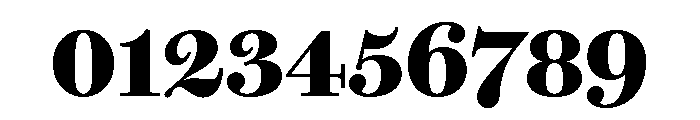 Brunel Text Bold Font OTHER CHARS