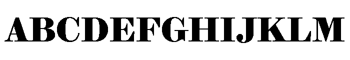 Brunel Text Bold Font UPPERCASE