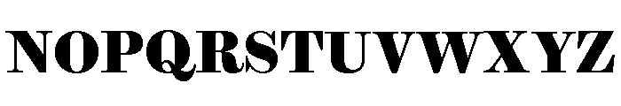 Brunel Text Bold Font UPPERCASE