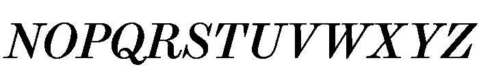 Brunel Text Italic No 2 Font UPPERCASE
