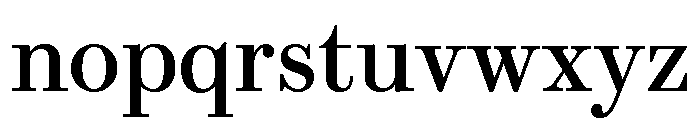 Brunel Text Roman No 2 Font LOWERCASE