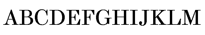 Brunel Text Roman Font UPPERCASE