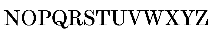 Brunel Text Roman Font UPPERCASE