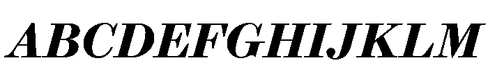 Brunel Text Semibold Italic Font UPPERCASE