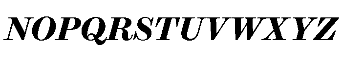 Brunel Text Semibold Italic Font UPPERCASE