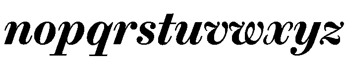 Brunel Text Semibold Italic Font LOWERCASE