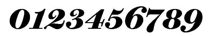 Brunel Text Short Bold Italic Font OTHER CHARS