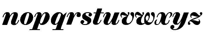 Brunel Text Short Bold Italic Font LOWERCASE
