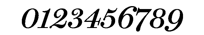 Brunel Text Short Italic No 2 Font OTHER CHARS