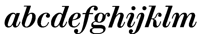 Brunel Text Short Medium Italic FONT