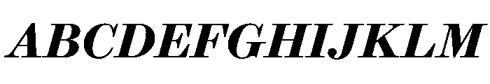Brunel Text Short Semibold Italic Font UPPERCASE