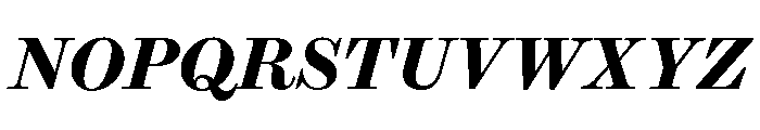 Brunel Text Short Semibold Italic Font UPPERCASE