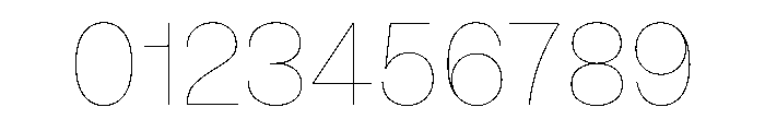 BrutGrotesque Line Font OTHER CHARS