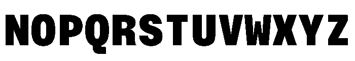 BrutGrotesqueMono Black Font UPPERCASE