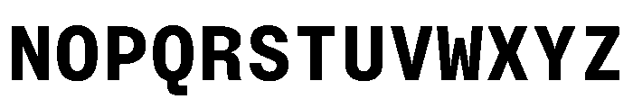 BrutGrotesqueMono Bold Font UPPERCASE