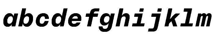 BrutGrotesqueMono BoldItalic FONT