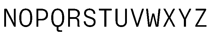 BrutGrotesqueMono Light Font UPPERCASE