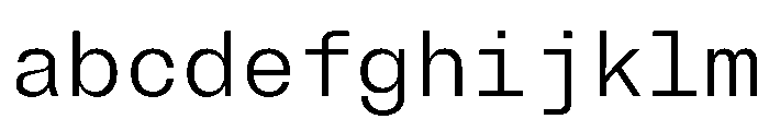 BrutGrotesqueMono Light FONT
