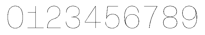 BrutGrotesqueMono Line Font OTHER CHARS