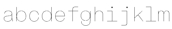 BrutGrotesqueMono Line FONT