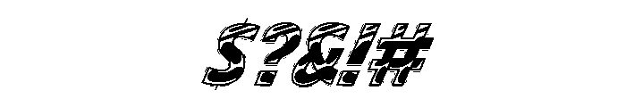 Brzo Chrome Away Font OTHER CHARS