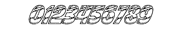 Brzo Chrome Home Font OTHER CHARS
