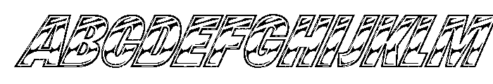 Brzo Chrome Home Font UPPERCASE