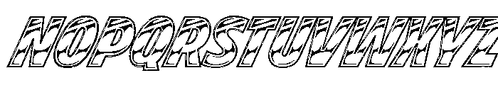 Brzo Chrome Home Font UPPERCASE