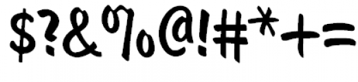 Brush Medium Font OTHER CHARS