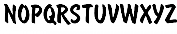 Brush Medium Font UPPERCASE
