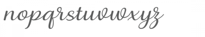 Briany Italic Font LOWERCASE
