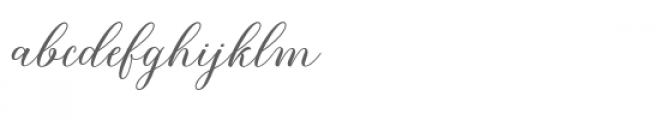 Bridget Script Font LOWERCASE