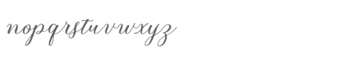 Bridget Script Font LOWERCASE