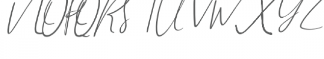 Brilliant Signature 1 Slant Font UPPERCASE