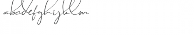 Brilliant Signature 1 Slant Font LOWERCASE